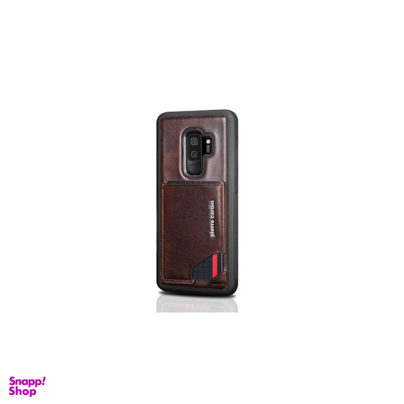 کاور چرمی پیرکاردین (Pierre Cardin) مدل PCS-S03 مناسب موبایل سامسونگ Galaxy S9 پلاس