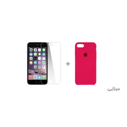 کاور سومگ (Someg) مدل سیلیکونی مناسب موبایل اپل iPhone 7 /8 به همراه محافظ صفحه نمایش