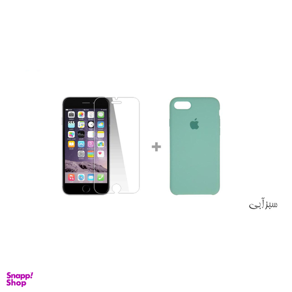 کاور سومگ (Someg) مدل سیلیکونی مناسب موبایل اپل iPhone 7 /8 به همراه محافظ صفحه نمایش