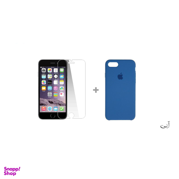 کاور سومگ (Someg) مدل سیلیکونی مناسب موبایل اپل iPhone 7 /8 به همراه محافظ صفحه نمایش