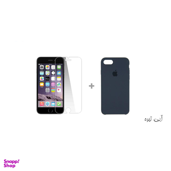 کاور سومگ (Someg) مدل سیلیکونی مناسب موبایل اپل iPhone 7 /8 به همراه محافظ صفحه نمایش