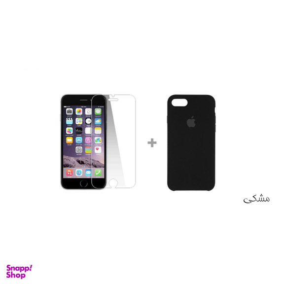 کاور سومگ (Someg) مدل سیلیکونی مناسب موبایل اپل iPhone 7 /8 به همراه محافظ صفحه نمایش
