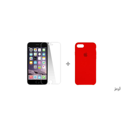 کاور سومگ (Someg) مدل سیلیکونی مناسب موبایل اپل iPhone 7 /8 به همراه محافظ صفحه نمایش