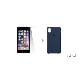 کاور سومگ (Someg) مدل سیلیکونی مناسب موبایل اپل iPhone Xs به همراه محافظ صفحه نمایش