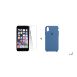 کاور سومگ (Someg) مدل سیلیکونی مناسب موبایل اپل iPhone Xs به همراه محافظ صفحه نمایش