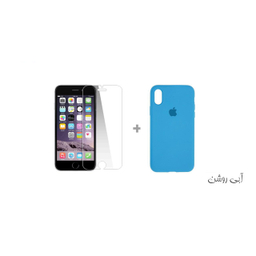 کاور سومگ (Someg) مدل سیلیکونی مناسب موبایل اپل iPhone Xs به همراه محافظ صفحه نمایش