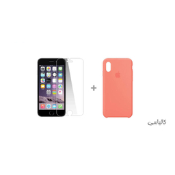 کاور سومگ (Someg) مدل سیلیکونی مناسب موبایل اپل iPhone Xs به همراه محافظ صفحه نمایش