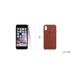 کاور سومگ (Someg) مدل سیلیکونی مناسب موبایل اپل iPhone Xs به همراه محافظ صفحه نمایش