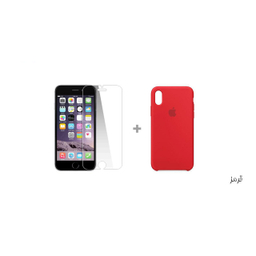 کاور سومگ (Someg) مدل سیلیکونی مناسب موبایل اپل iPhone Xs به همراه محافظ صفحه نمایش