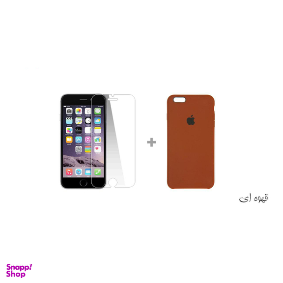 کاور سومگ (Someg) مدل سیلیکونی مناسب موبایل اپل iPhone 6s/ 6 به همراه محافظ صفحه نمایش
