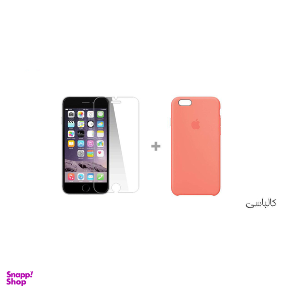 کاور سومگ (Someg) مدل سیلیکونی مناسب موبایل اپل iPhone 6s/ 6 به همراه محافظ صفحه نمایش