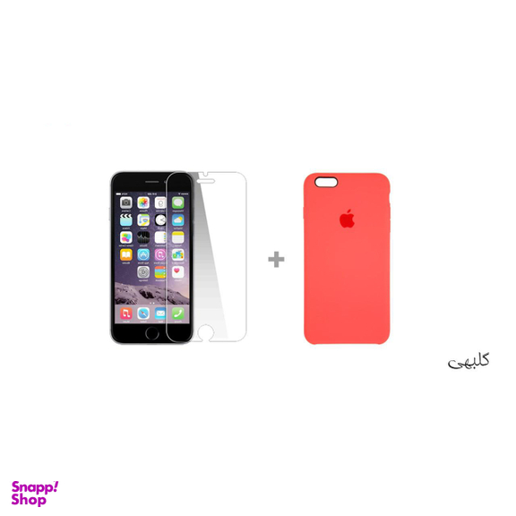 کاور سومگ (Someg) مدل سیلیکونی مناسب موبایل اپل iPhone 6s/ 6 به همراه محافظ صفحه نمایش