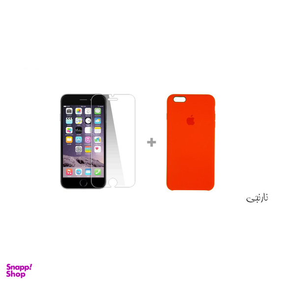کاور سومگ (Someg) مدل سیلیکونی مناسب موبایل اپل iPhone 6s/ 6 به همراه محافظ صفحه نمایش