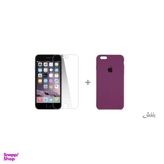 کاور سومگ (Someg) مدل سیلیکونی مناسب موبایل اپل iPhone 6s/ 6 به همراه محافظ صفحه نمایش