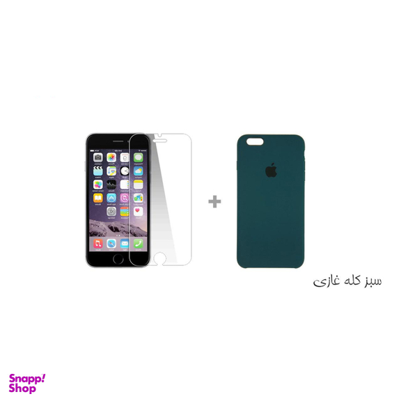 کاور سومگ (Someg) مدل سیلیکونی مناسب موبایل اپل iPhone 6s/ 6 به همراه محافظ صفحه نمایش