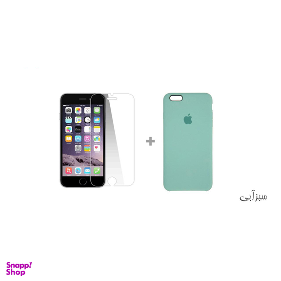 کاور سومگ (Someg) مدل سیلیکونی مناسب موبایل اپل iPhone 6s/ 6 به همراه محافظ صفحه نمایش