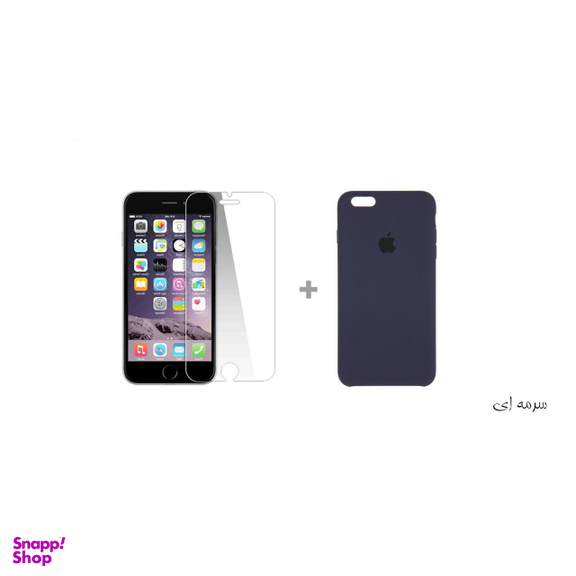 کاور سومگ (Someg) مدل سیلیکونی مناسب موبایل اپل iPhone 6s/ 6 به همراه محافظ صفحه نمایش