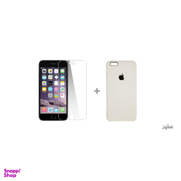 کاور سومگ (Someg) مدل سیلیکونی مناسب موبایل اپل iPhone 6s/ 6 به همراه محافظ صفحه نمایش