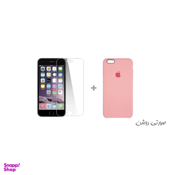 کاور سومگ (Someg) مدل سیلیکونی مناسب موبایل اپل iPhone 6s/ 6 به همراه محافظ صفحه نمایش