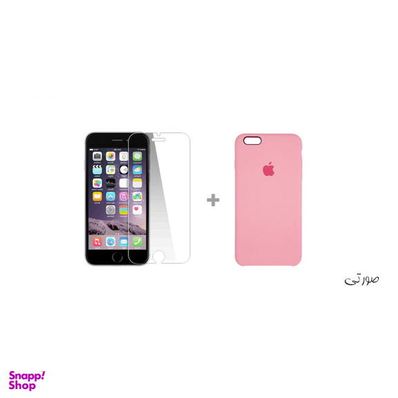 کاور سومگ (Someg) مدل سیلیکونی مناسب موبایل اپل iPhone 6s/ 6 به همراه محافظ صفحه نمایش
