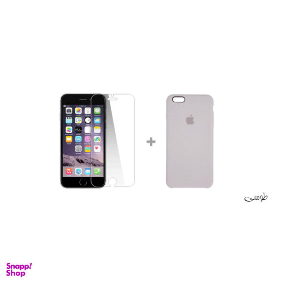 کاور سومگ (Someg) مدل سیلیکونی مناسب موبایل اپل iPhone 6s/ 6 به همراه محافظ صفحه نمایش