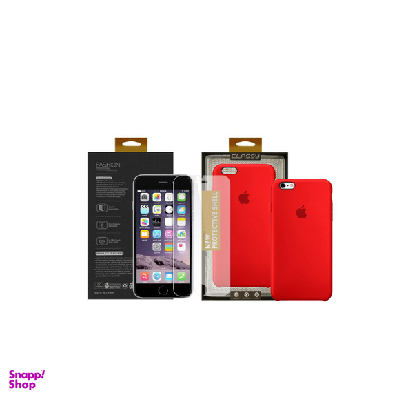 کاور سومگ (Someg) مدل سیلیکونی مناسب موبایل اپل iPhone 6s/ 6 به همراه محافظ صفحه نمایش