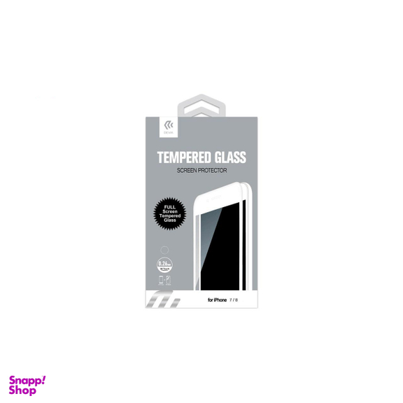محافظ صفحه نمایش شیشه ای دیویا (De via) مدل Full Glue Tempered مناسب موبایل اپل iPhone 8 / 7