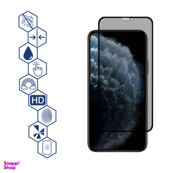 محافظ صفحه نمایش موناکو (Monaco) مدل PR021 برای حفظ حریم شخصی مناسب موبایل اپل iPhone 11
