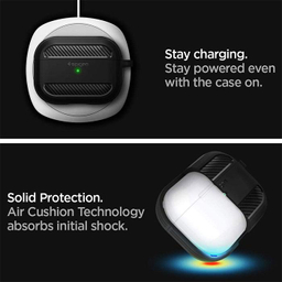 کاور اسپیگن (Spigen) مدل Rugged Armor مناسب کیس هندزفری اپل AirPods Pro