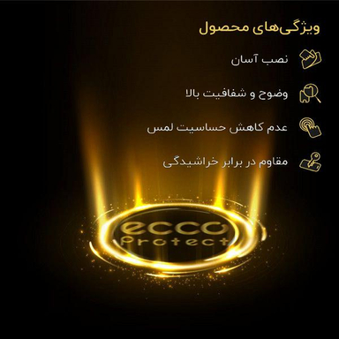 محافظ صفحه نمایش اکو پروتکت (Ecco) مدل EPRI برای حفظ حریم شخصی مناسب موبایل سامسونگ Galaxy A50