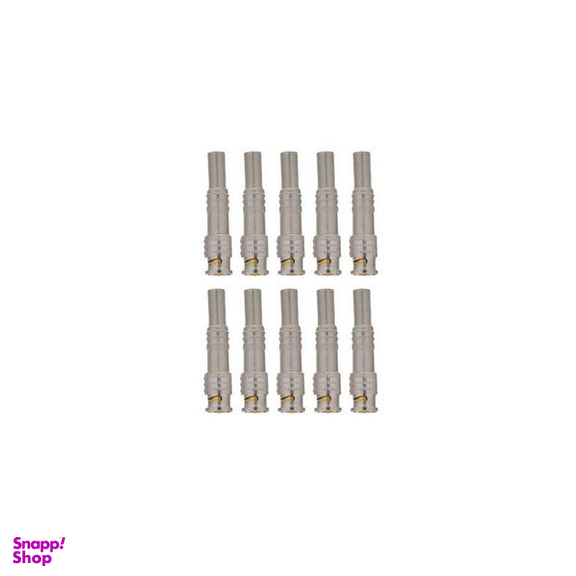 فیش BNC دوربین مداربسته مدل RG-59 بسته 10 عددی