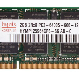 رم لپ تاپ هاینیکس (Hynix) مدل DDR2 6400s MHz ظرفیت 2 گیگابایت