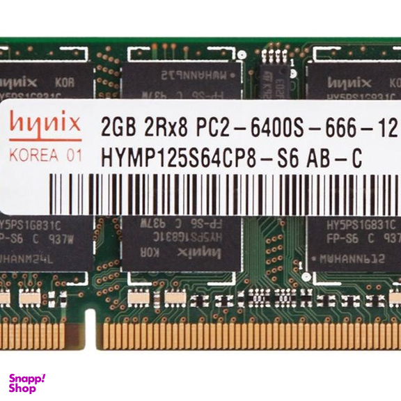 رم لپ تاپ هاینیکس (Hynix) مدل DDR2 6400s MHz ظرفیت 2 گیگابایت