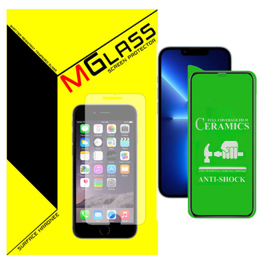 محافظ صفحه نمایش سرامیکی ام گلس مدل CRMM-01 مناسب برای گوشی موبایل اپل IPhone 13 Pro