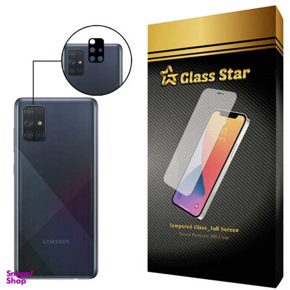 محافظ لنز دوربین سرامیکی گلس استار مدل L مناسب برای گوشی موبایل سامسونگ Galaxy A71