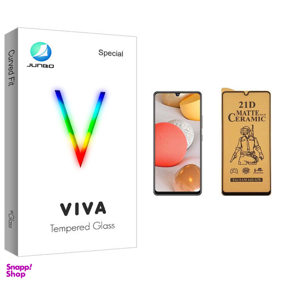 محافظ صفحه نمایش سرامیکی جانبو مدل Viva Glass مناسب برای گوشی موبایل سامسونگ Galaxy A42