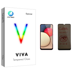 محافظ صفحه نمایش حریم شخصی جانبو مدل Viva Glass مناسب برای گوشی موبایل سامسونگ Galaxy A02s