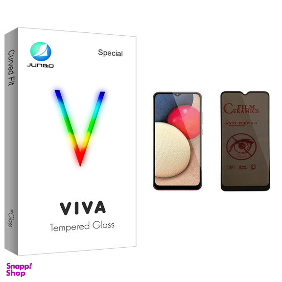 محافظ صفحه نمایش حریم شخصی جانبو مدل Viva Glass مناسب برای گوشی موبایل سامسونگ Galaxy A02s