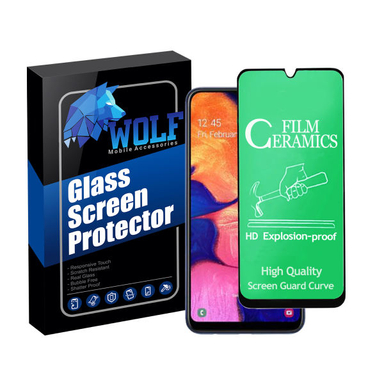 محافظ صفحه نمایش سرامیکی ولف مدل CRB مناسب برای گوشی موبایل سامسونگ Galaxy A10s