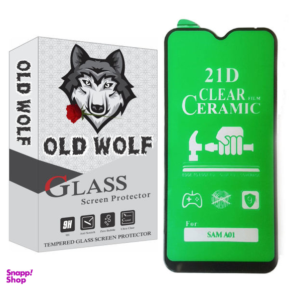 محافظ صفحه نمایش سرامیکی اولد ولف مدل A01_CERAMIC برای گوشی سامسونگ Galaxy A01