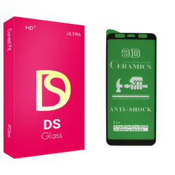 محافظ صفحه نمایش 9D دی اس مدل PV+ مناسب برای گوشی موبایل سامسونگ Galaxy J4 Plus/J6 Plus/A7 2018