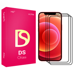 محافظ صفحه نمایش دی اس مدل ULTRA مناسب برای گوشی موبایل اپل Iphone 12 Pro بسته سه عددی