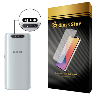 محافظ لنز دوربین سرامیکی گلس استار مدل G مناسب برای گوشی موبایل سامسونگ Galaxy A80 / A90
