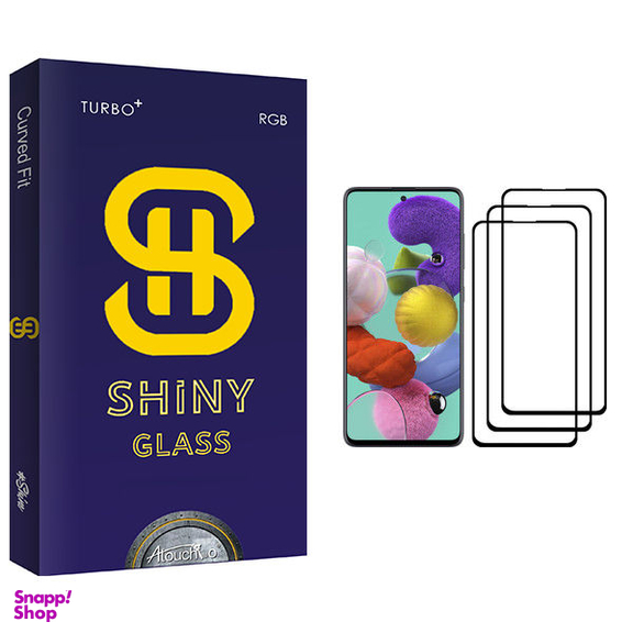 محافظ صفحه نمایش آتوچبو مدل Shiny Glass مناسب برای گوشی موبایل سامسونگ Galaxy A51 بسته سه عددی