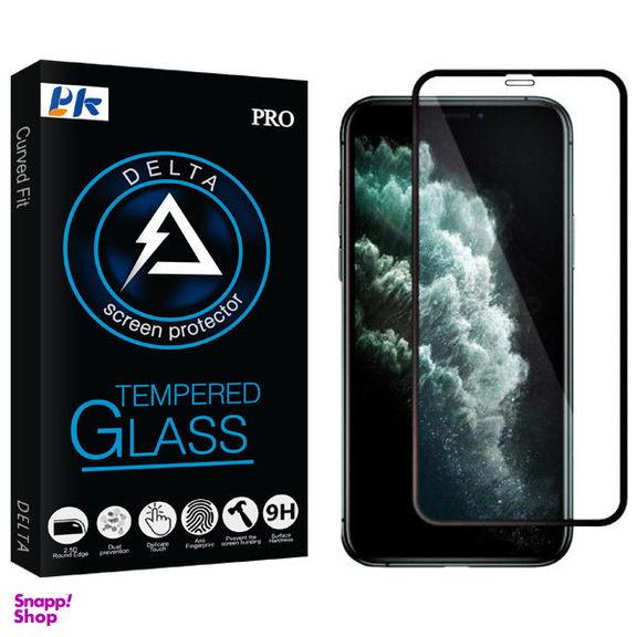 محافظ صفحه مات پی کی مدل Delta Glass مناسب موبایل اپل Iphone 11 pro max