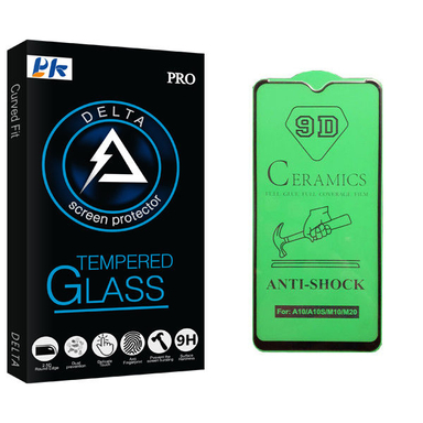 محافظ صفحه سرامیکی پی کی مدل Delta Glass مناسب موبایل سامسونگ Galaxy A10