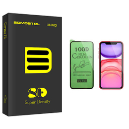 محافظ صفحه سرامیکی سوماستل مدل SD Glass مناسب موبایل اپل iPhone XR