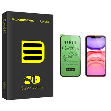 محافظ صفحه سرامیکی سوماستل مدل SD Glass مناسب موبایل اپل iPhone XR
