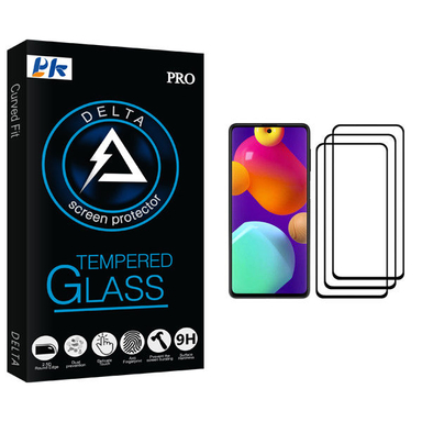 محافظ صفحه پی کی مدل Delta Glass مناسب موبایل سامسونگ Galaxy M62 بسته سه عددی