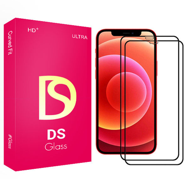 محافظ صفحه سرامیکی دی اس مدل +HD مناسب موبایل اپل Iphone 12mini بسته دو عددی